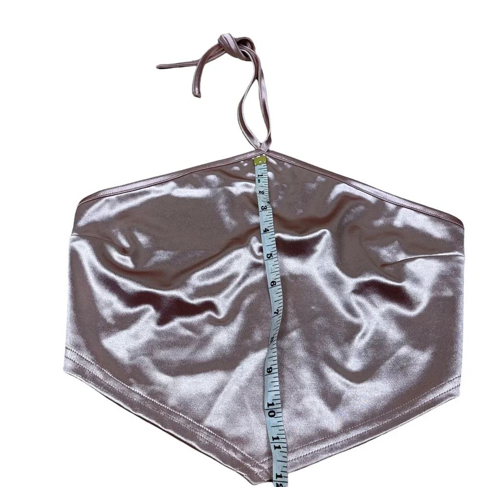 ASOS Brand New Golden Rose‎ Triangle Top Size 2 - Picture 4 of 8